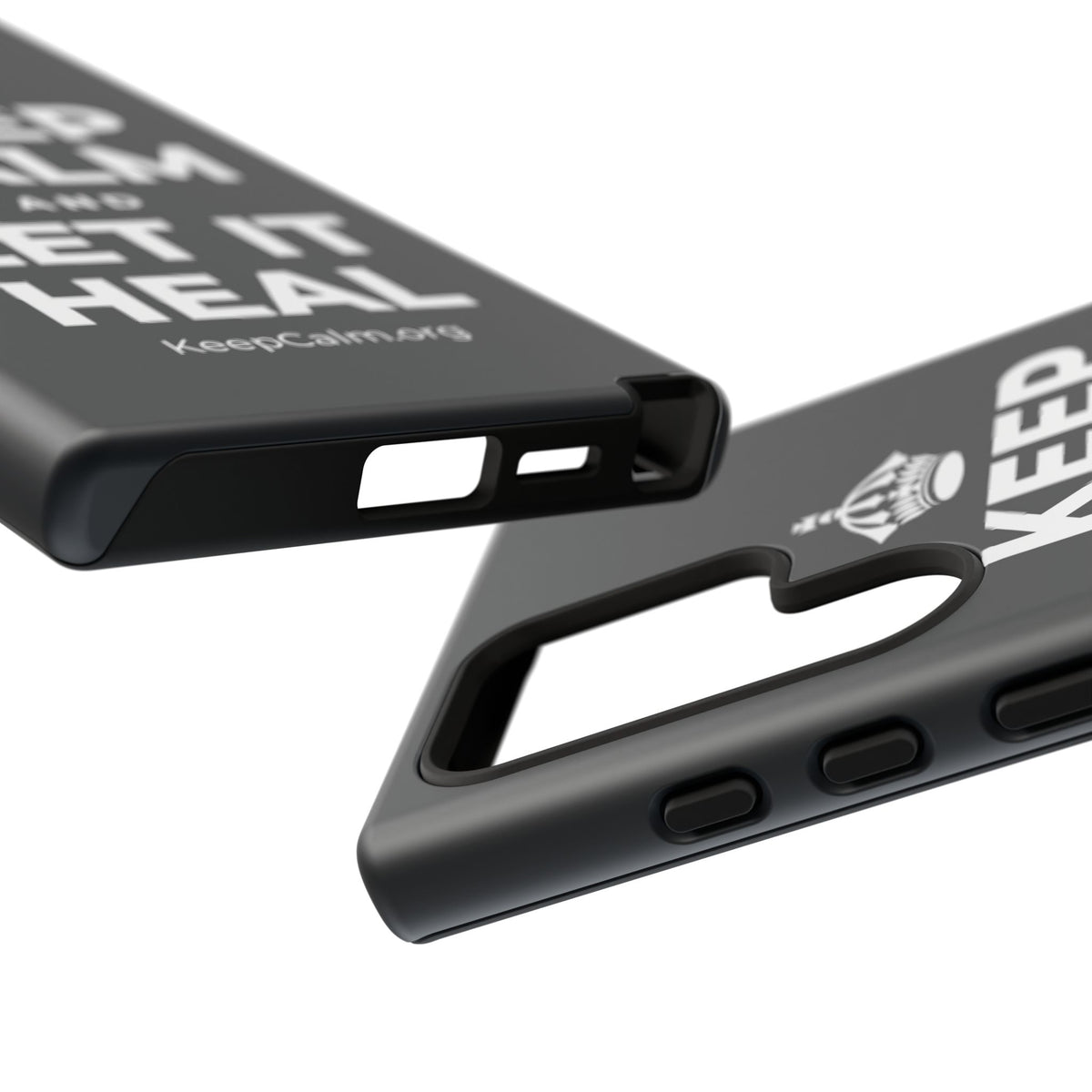 KEEP CALM AND LET IT HEAL Phone Case (Dark)