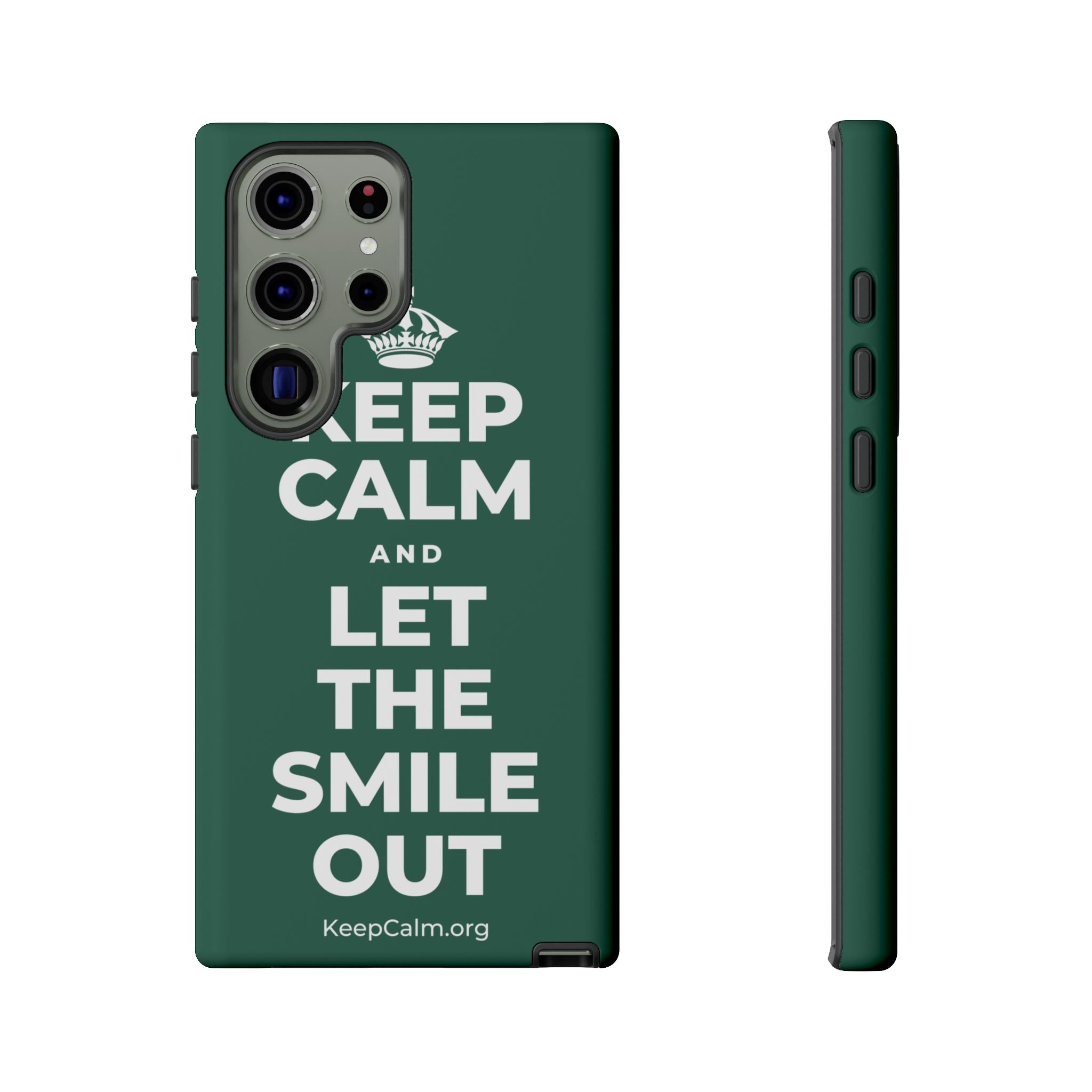 KEEP CALM AND LET THE SMILE OUT Phone Case