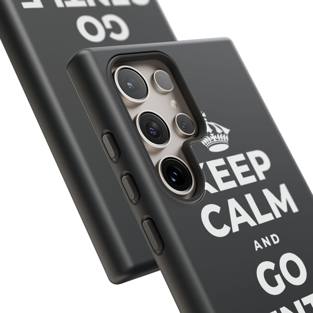 KEEP CALM AND GO GENTLE ON MONDAY Phone Case (Dark)