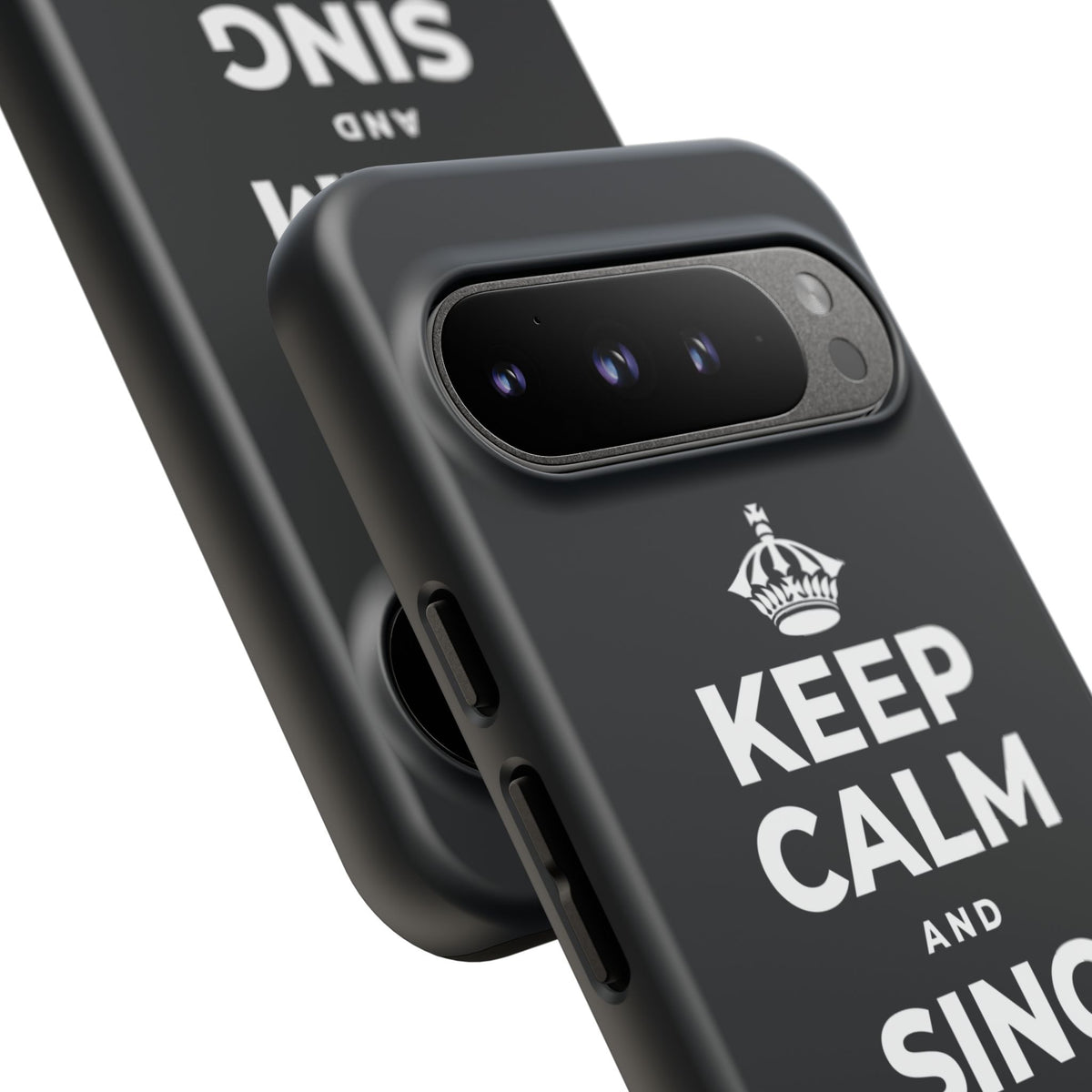 KEEP CALM AND SING WHILE YOU COOK Phone Case (Dark)