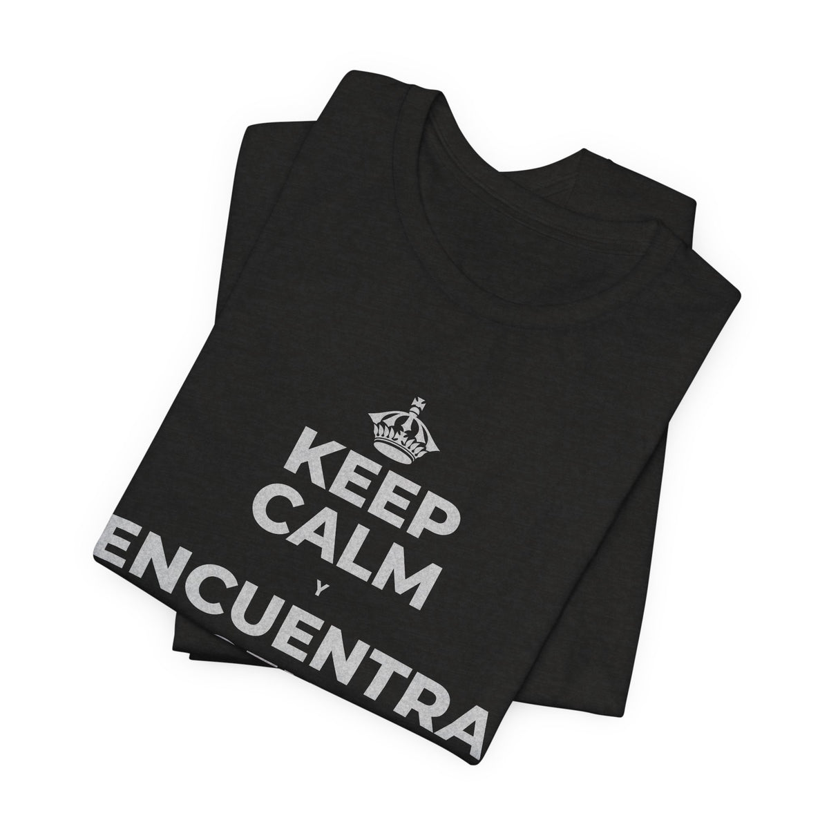 KEEP CALM Y ENCUENTRA TU CENTRO T-Shirt (Soft Cream–Heather Mauve)