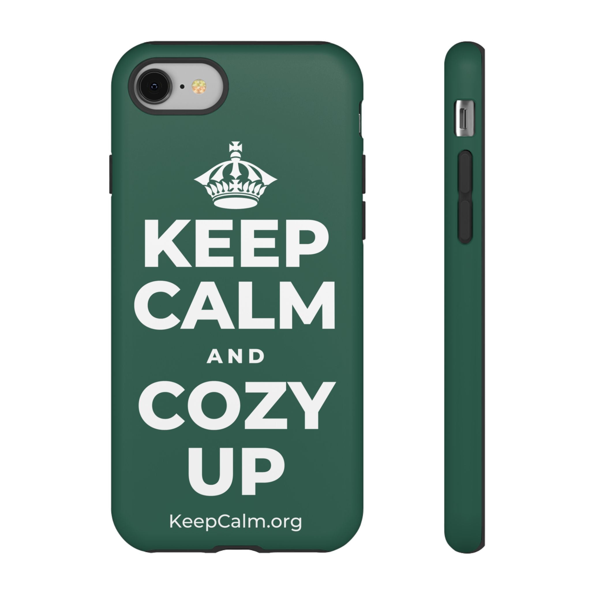 KEEP CALM AND COZY UP Phone Case