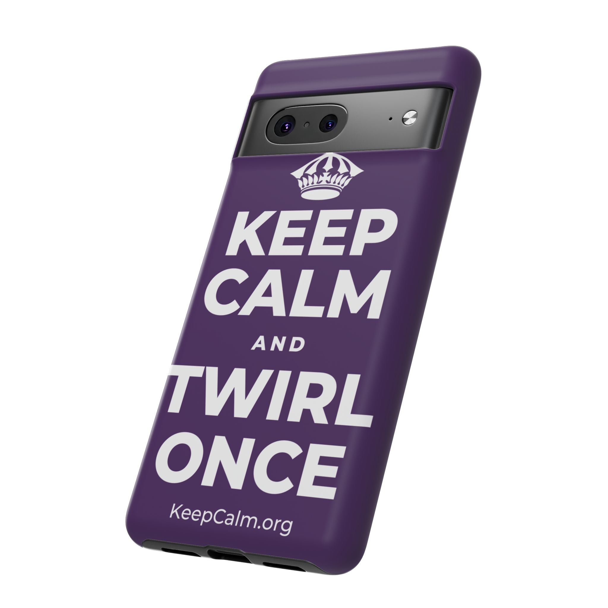 KEEP CALM AND TWIRL ONCE Phone Case