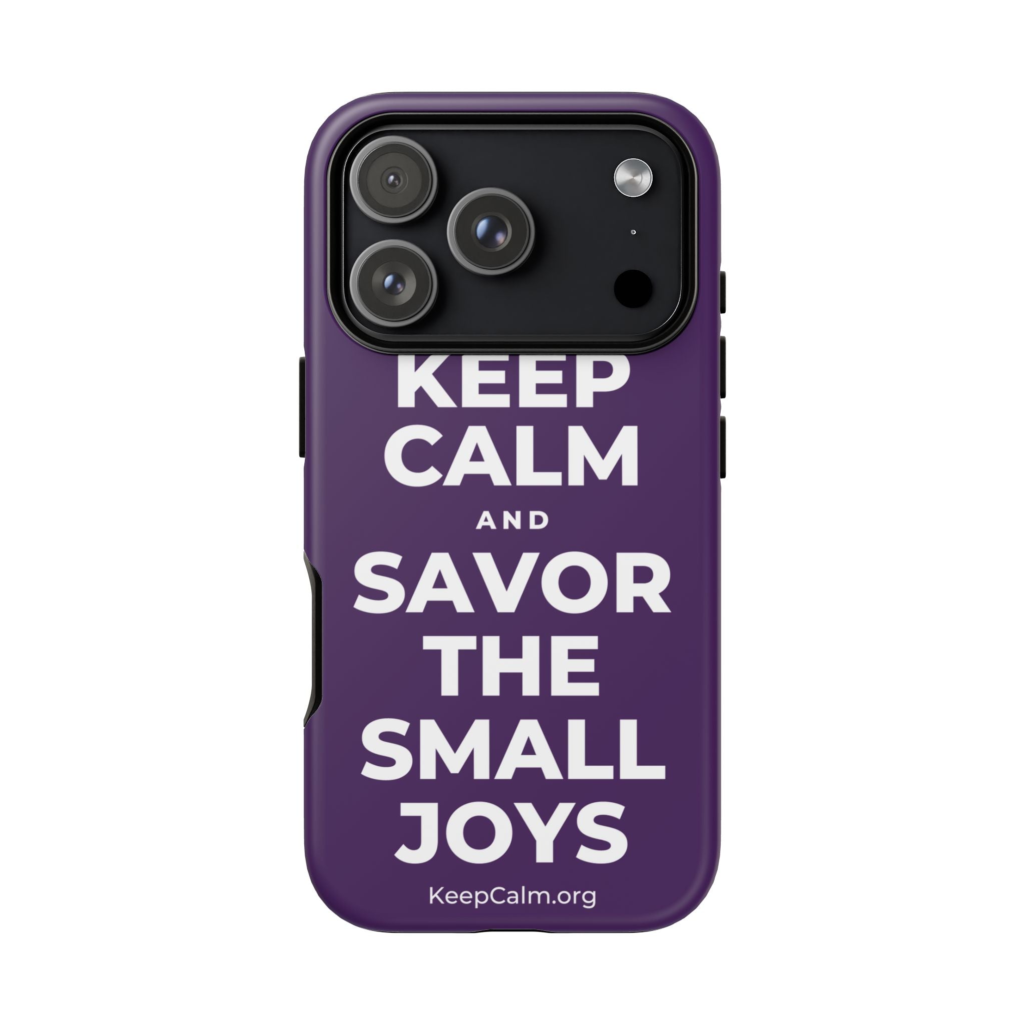 KEEP CALM AND SAVOR THE SMALL JOYS Phone Case