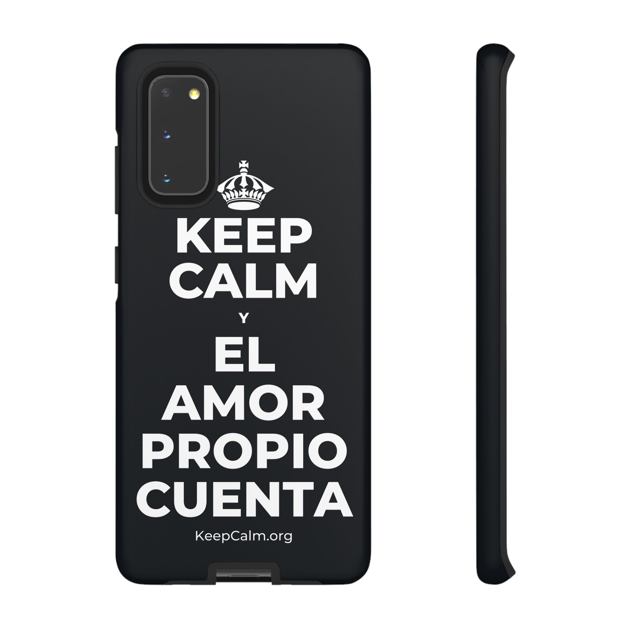 KEEP CALM Y EL AMOR PROPIO CUENTA Phone Case (Dark)