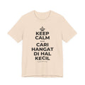 KEEP CALM DAN CARI HANGAT DI HAL KECIL T-Shirt (Soft Cream–Heather Mauve)