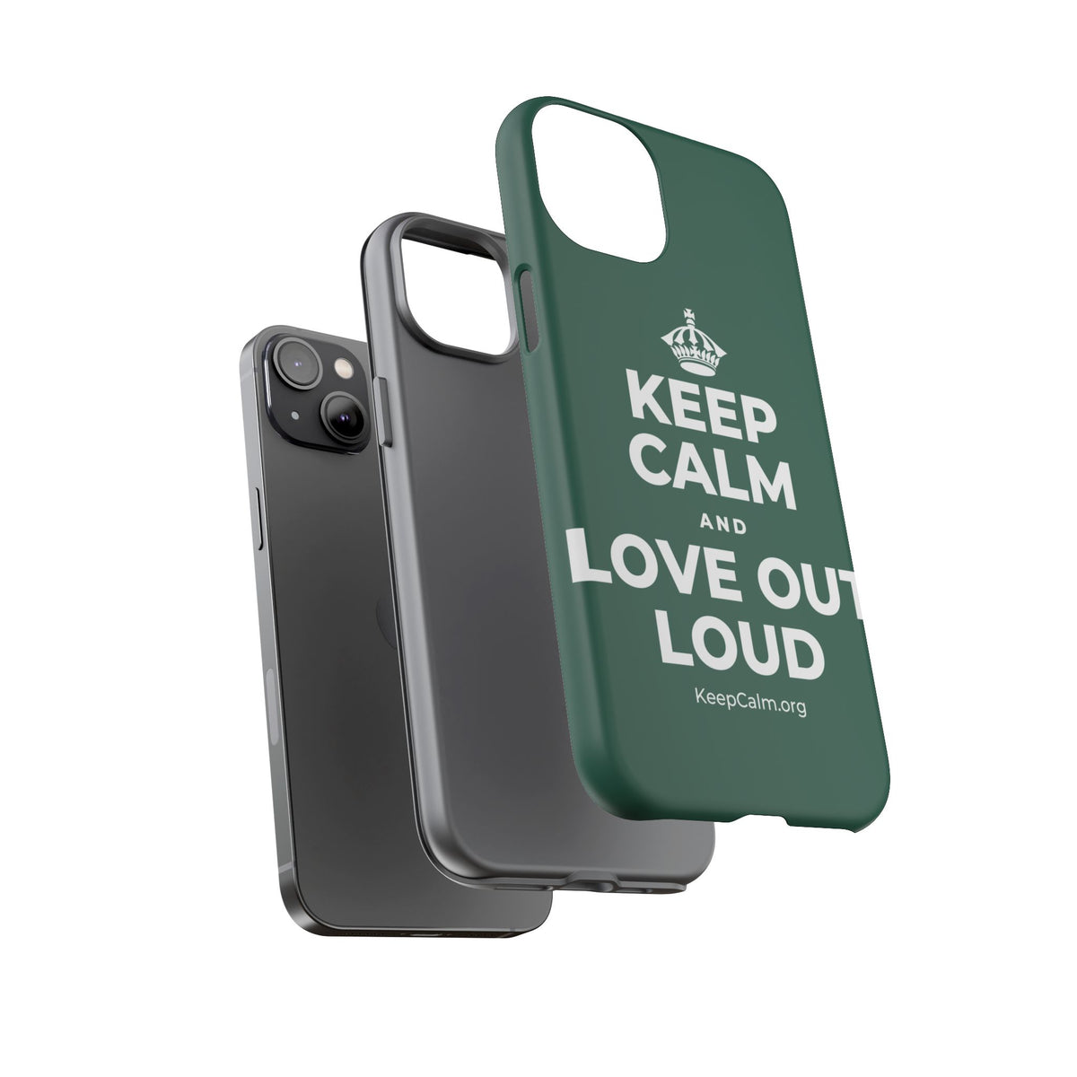 KEEP CALM AND LOVE OUT LOUD Phone Case