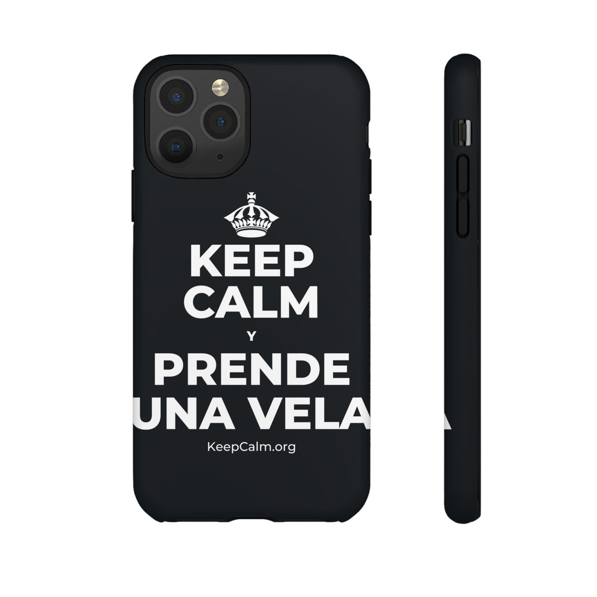 KEEP CALM Y PRENDE UNA VELA Phone Case (Dark)