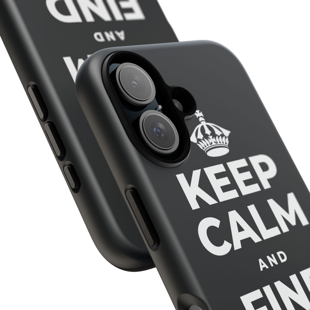 KEEP CALM AND FIND YOUR PEOPLE Phone Case (Dark)