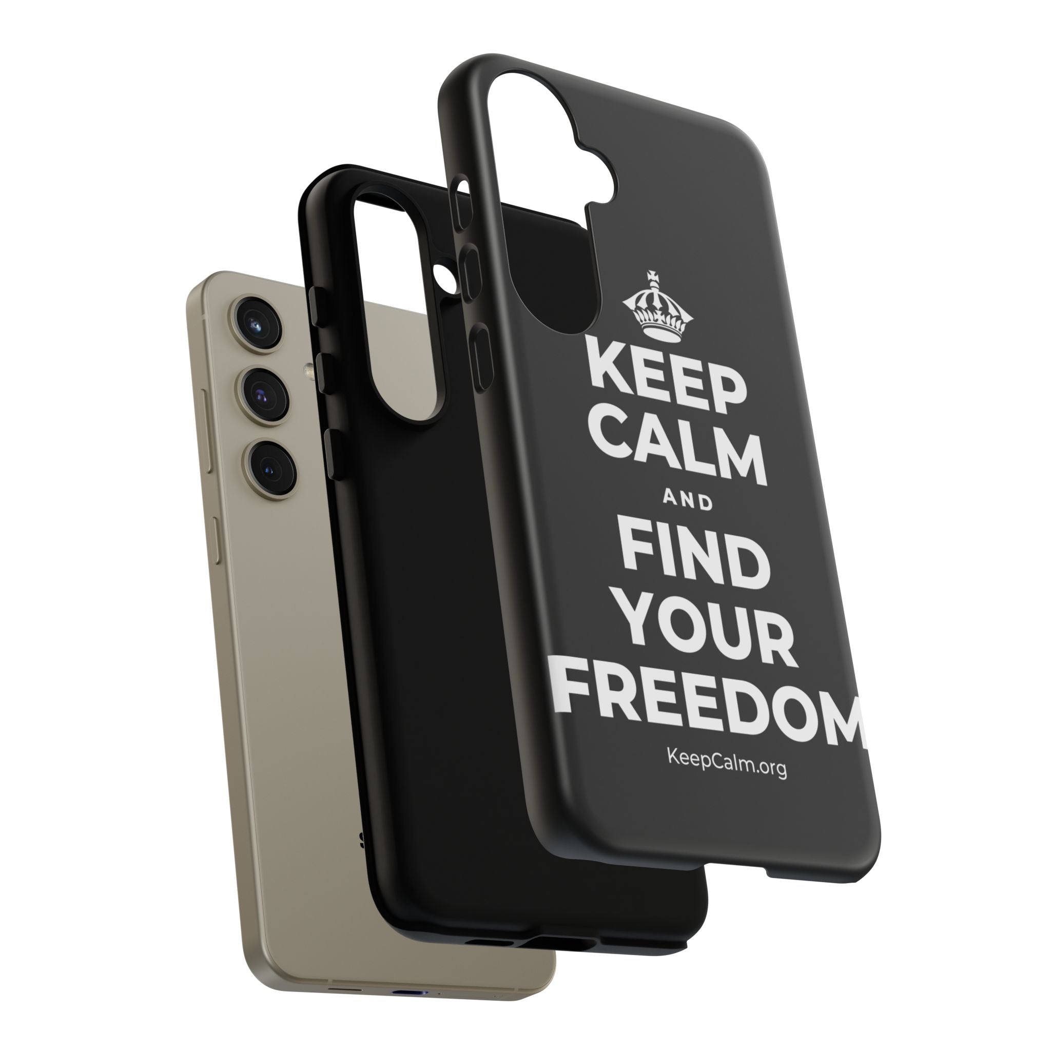 KEEP CALM AND FIND YOUR FREEDOM Phone Case