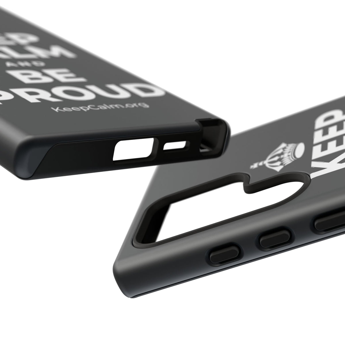 KEEP CALM AND BE PROUD Phone Case (Dark)