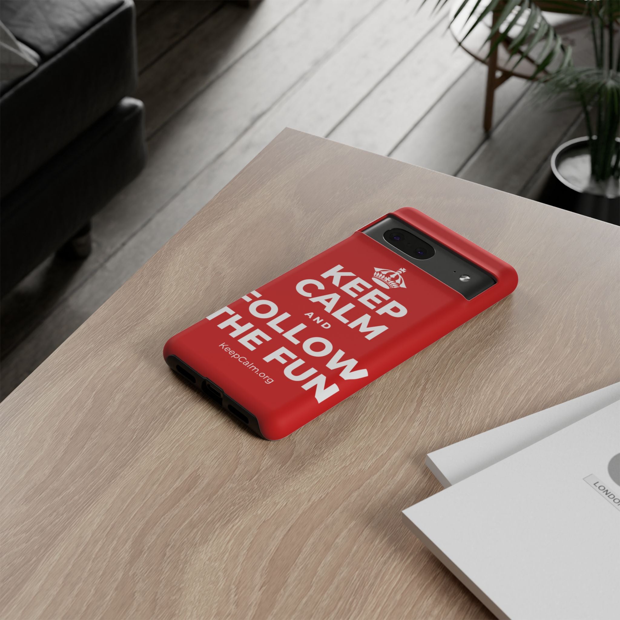 KEEP CALM AND FOLLOW THE FUN Phone Case