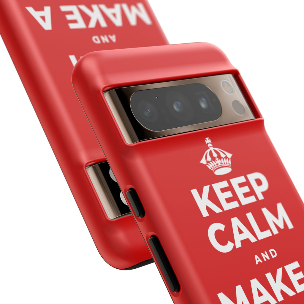 KEEP CALM AND MAKE A HAPPY MEMORY Phone Case
