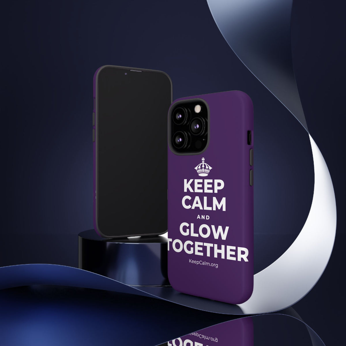 KEEP CALM AND GLOW TOGETHER Phone Case