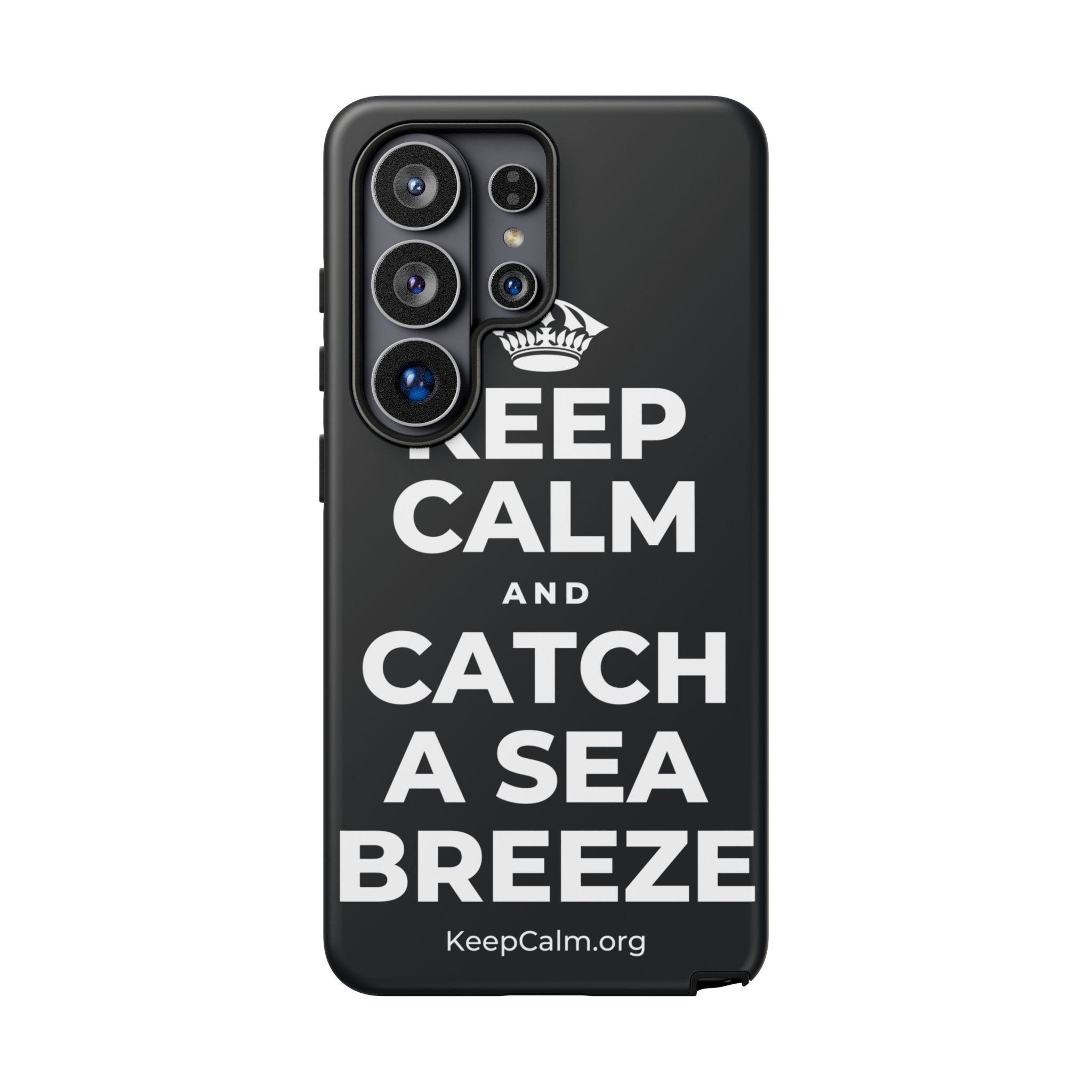 KEEP CALM AND CATCH A SEA BREEZE Phone Case (Dark)