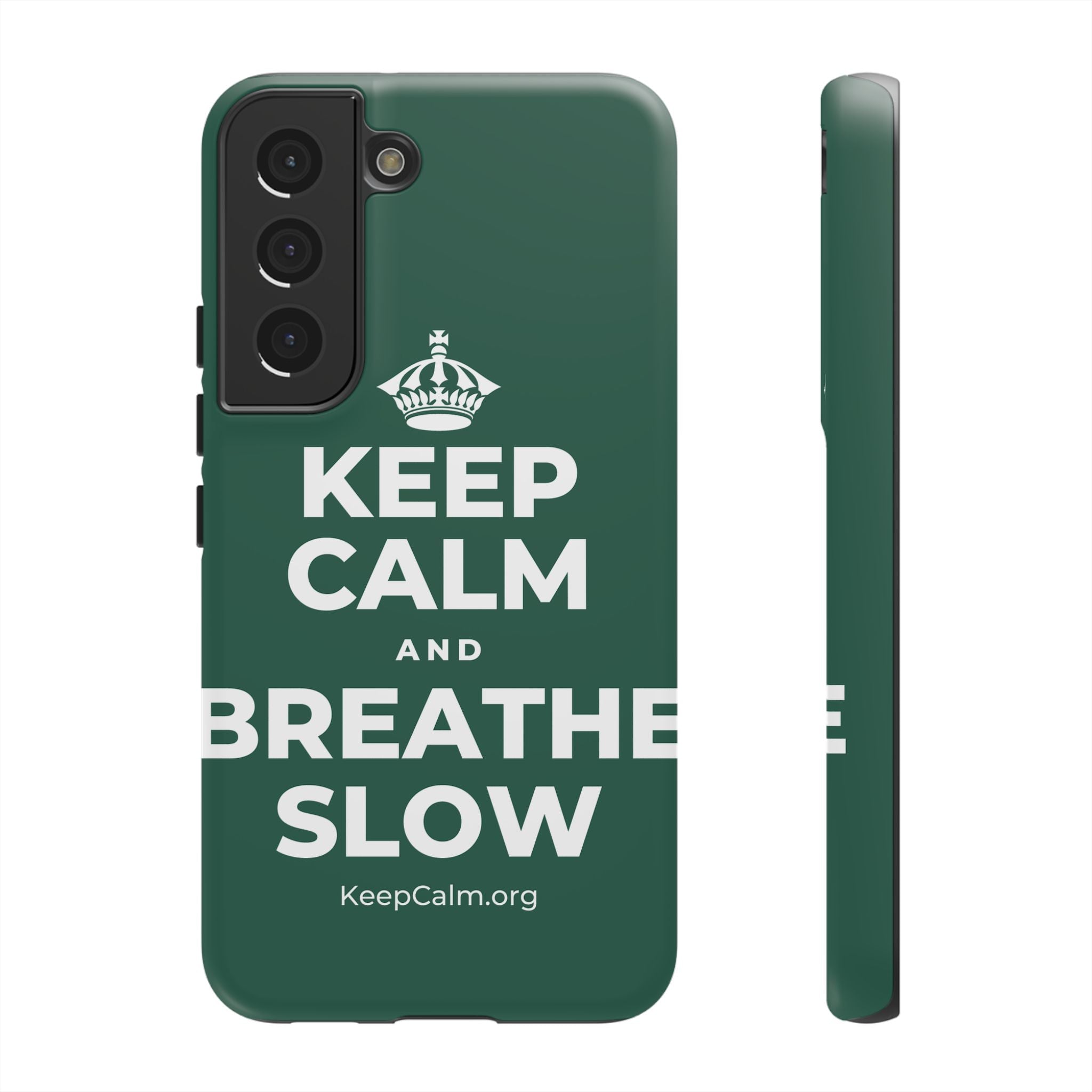 KEEP CALM AND BREATHE SLOW Phone Case