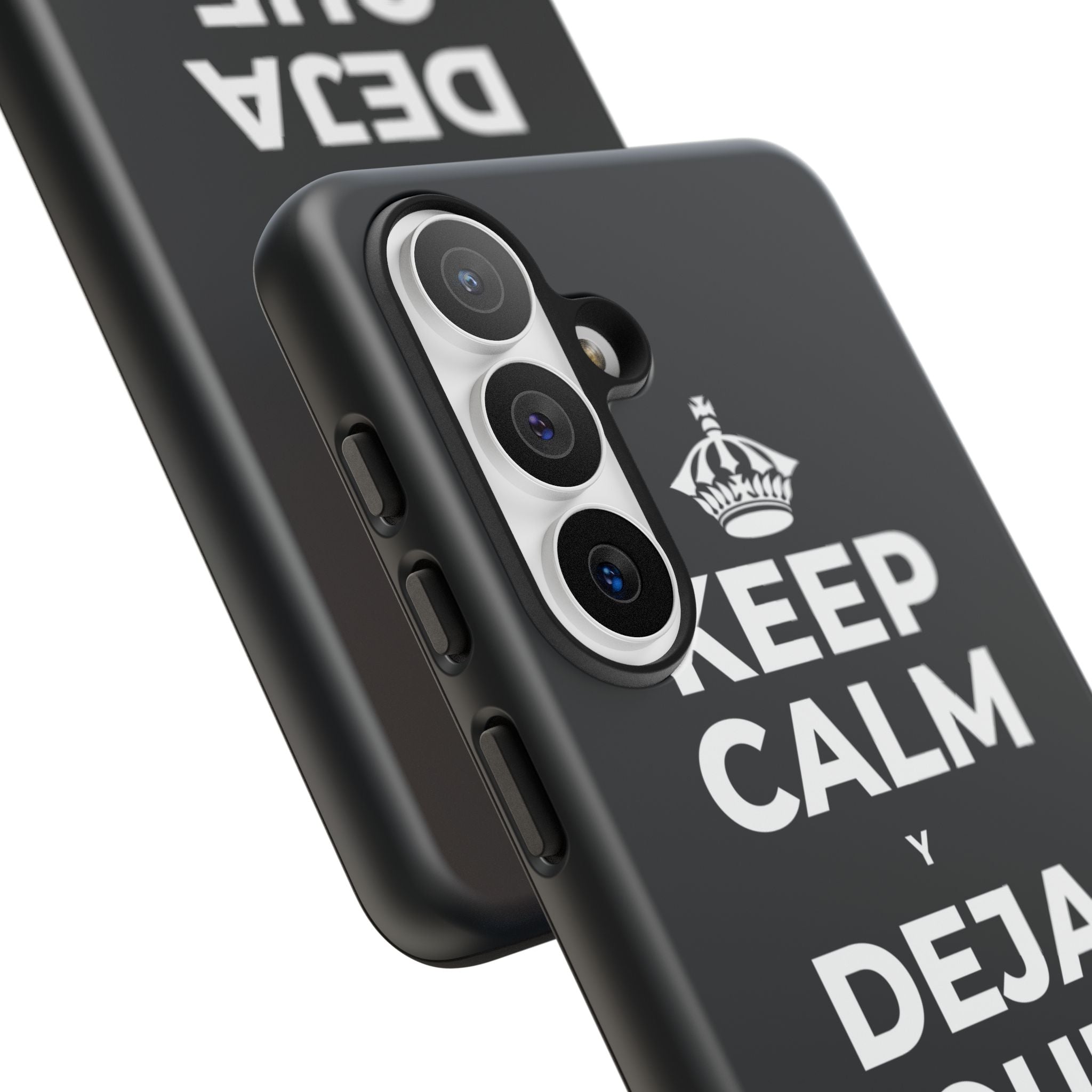 KEEP CALM Y DEJA QUE SE ENFRÍE Phone Case (Dark)