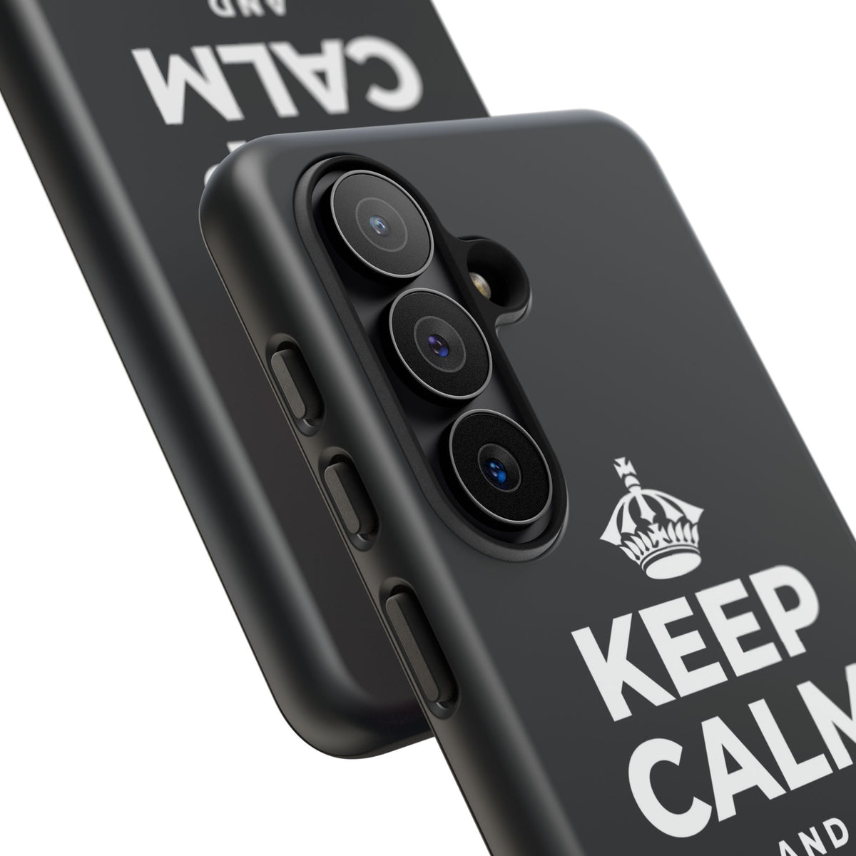 KEEP CALM AND BREATHE Phone Case (Dark)