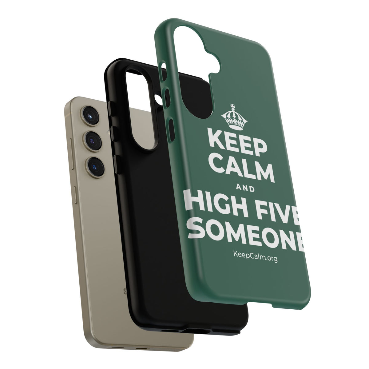 KEEP CALM AND HIGH FIVE SOMEONE Phone Case