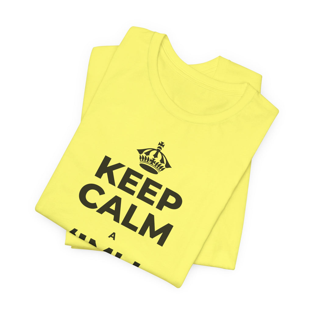 KEEP CALM A ʻIMI I KOU MĀLIE T-Shirt (Soft Cream–Heather Mauve)