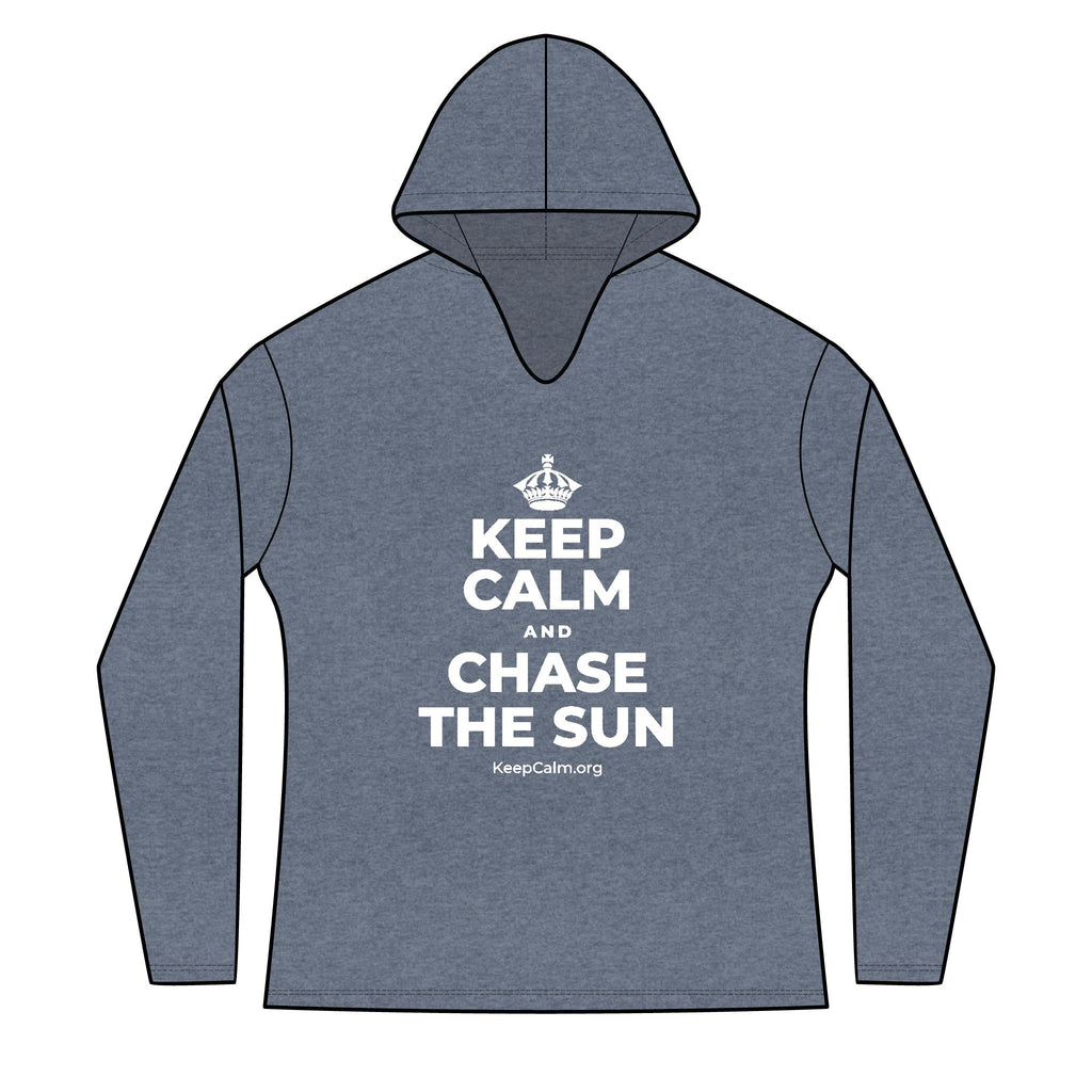 KEEP CALM AND CHASE THE SUN Women's Long Sleeve Hoodie