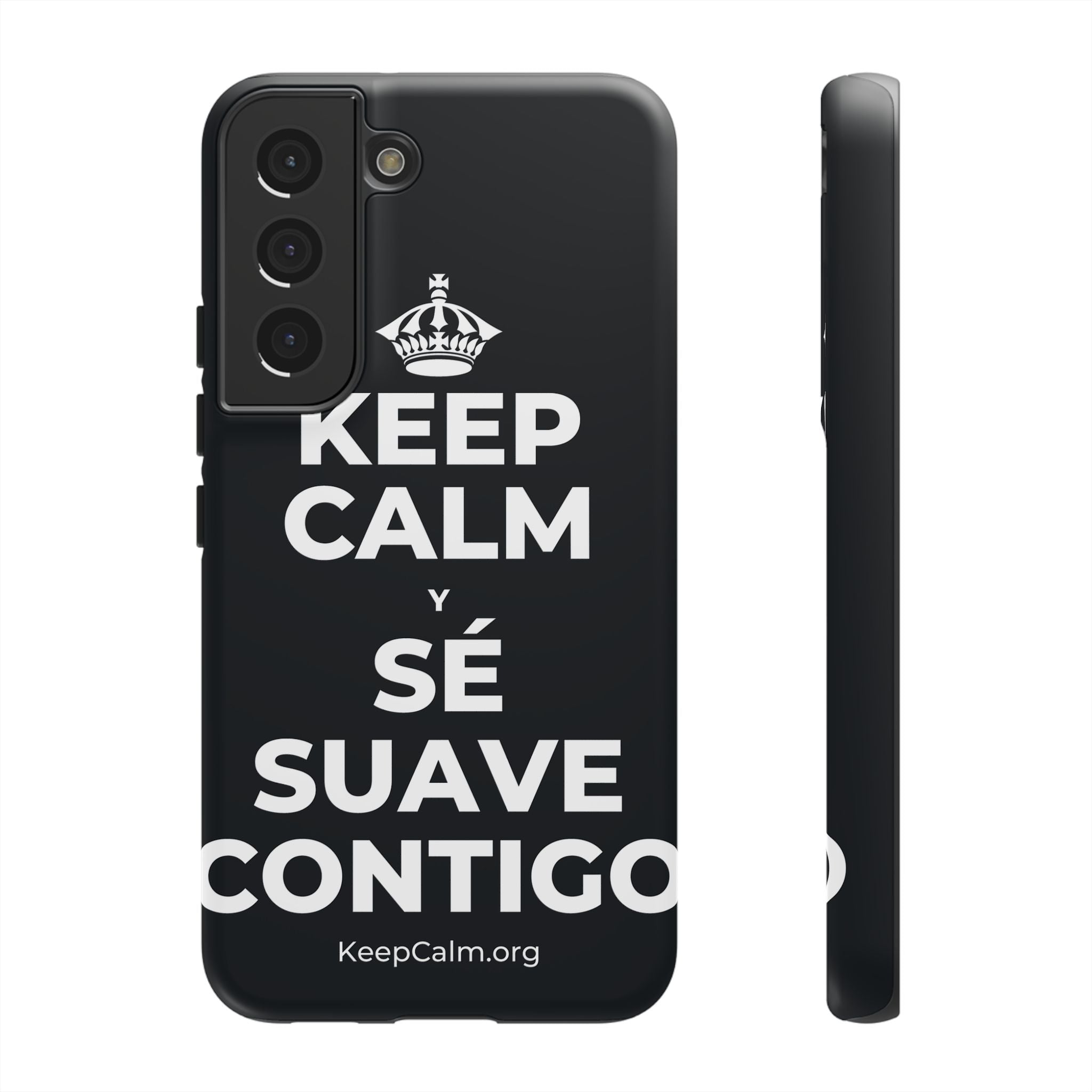 KEEP CALM Y SÉ SUAVE CONTIGO Phone Case (Dark)