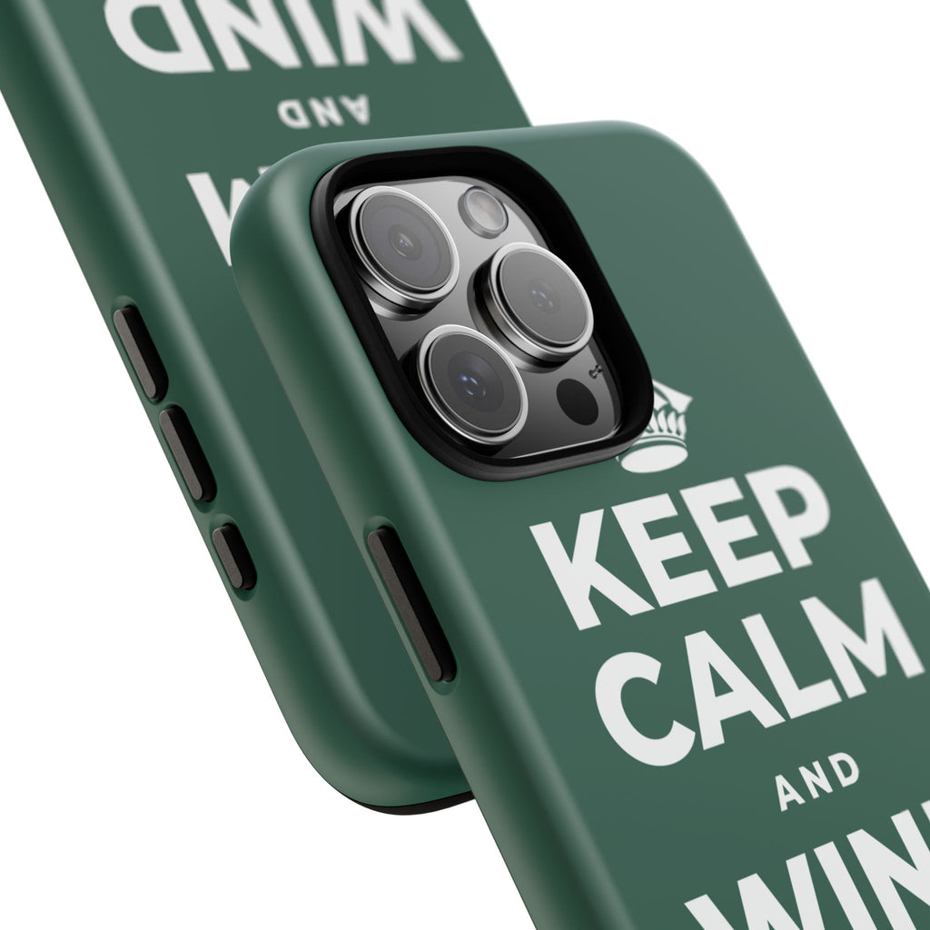 KEEP CALM AND WIND DOWN GENTLY Phone Case