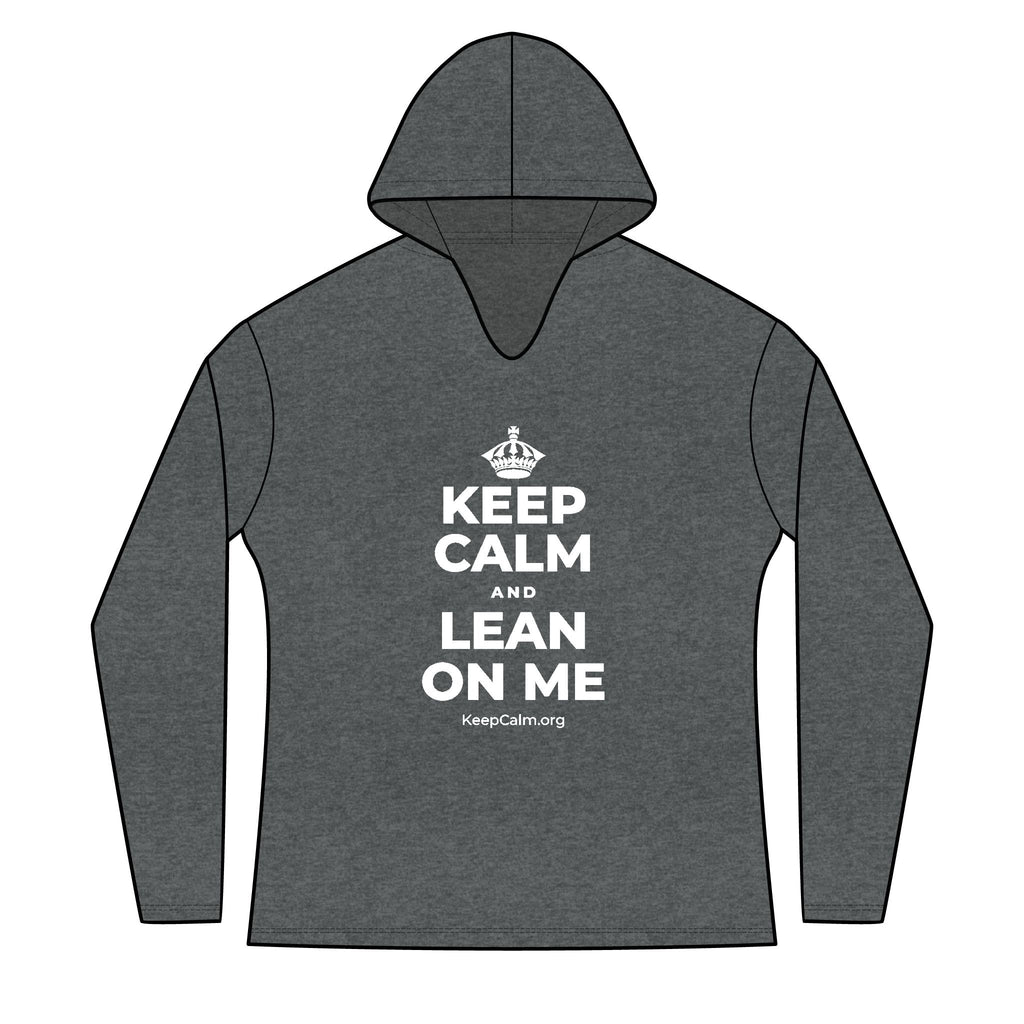 KEEP CALM AND LEAN ON ME Women's Long Sleeve Hoodie