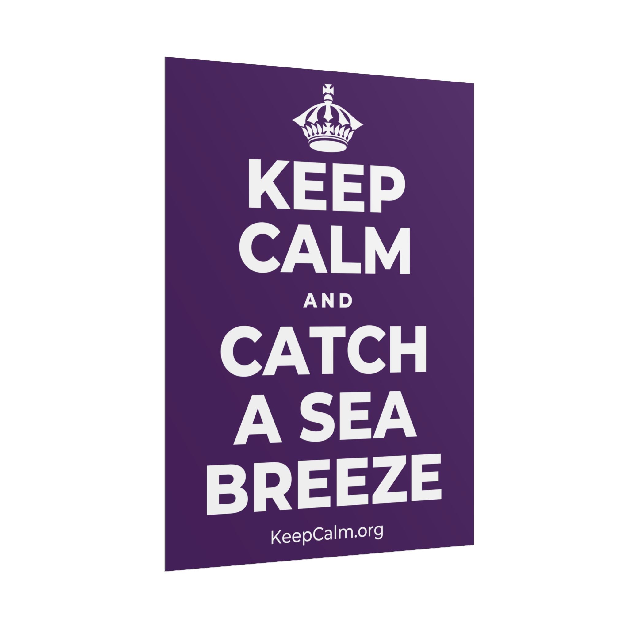 KEEP CALM AND CATCH A SEA BREEZE Poster