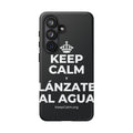 KEEP CALM Y LÁNZATE AL AGUA Phone Case (Dark)