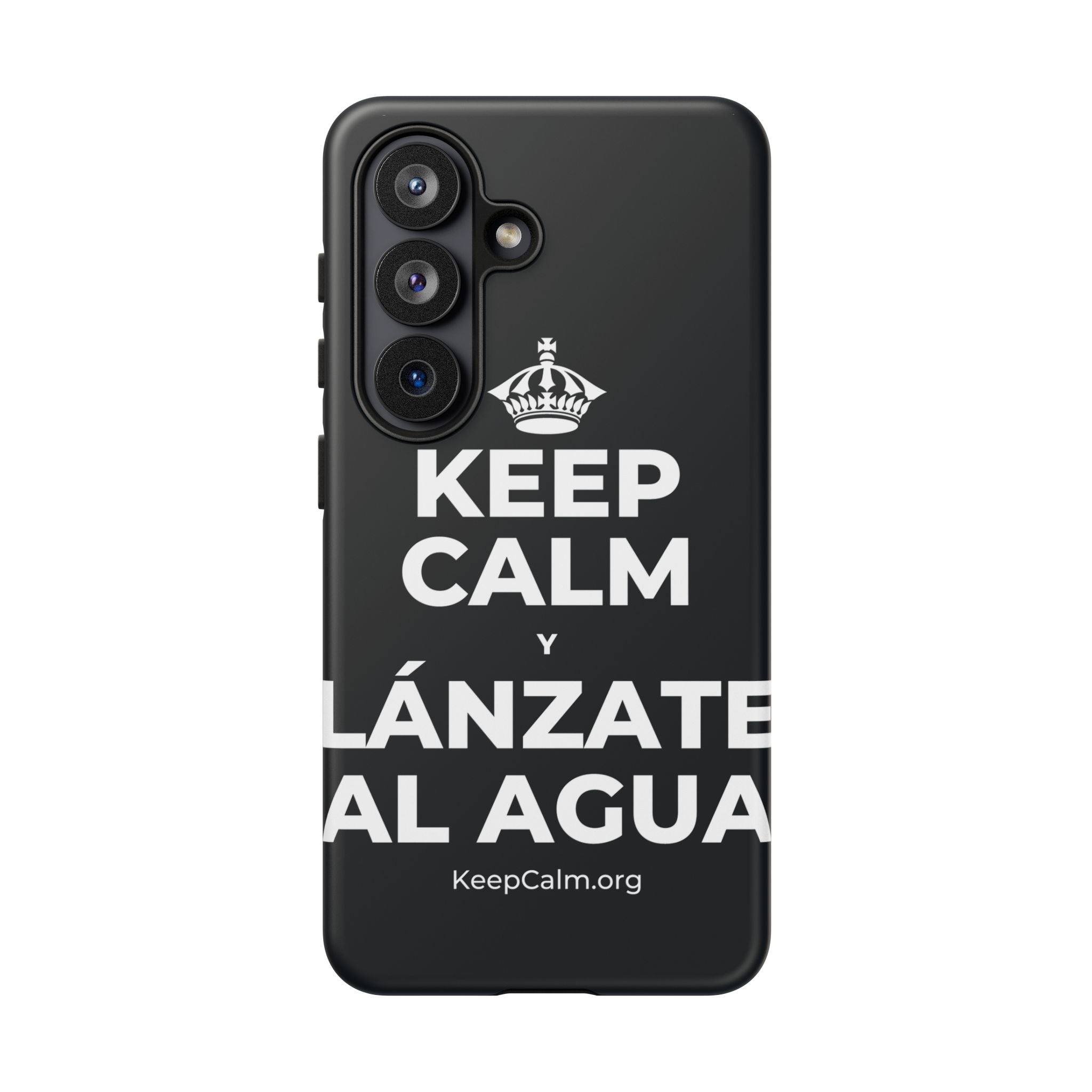 KEEP CALM Y LÁNZATE AL AGUA Phone Case (Dark)