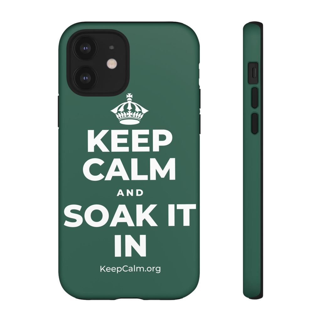 KEEP CALM AND SOAK IT IN Phone Case