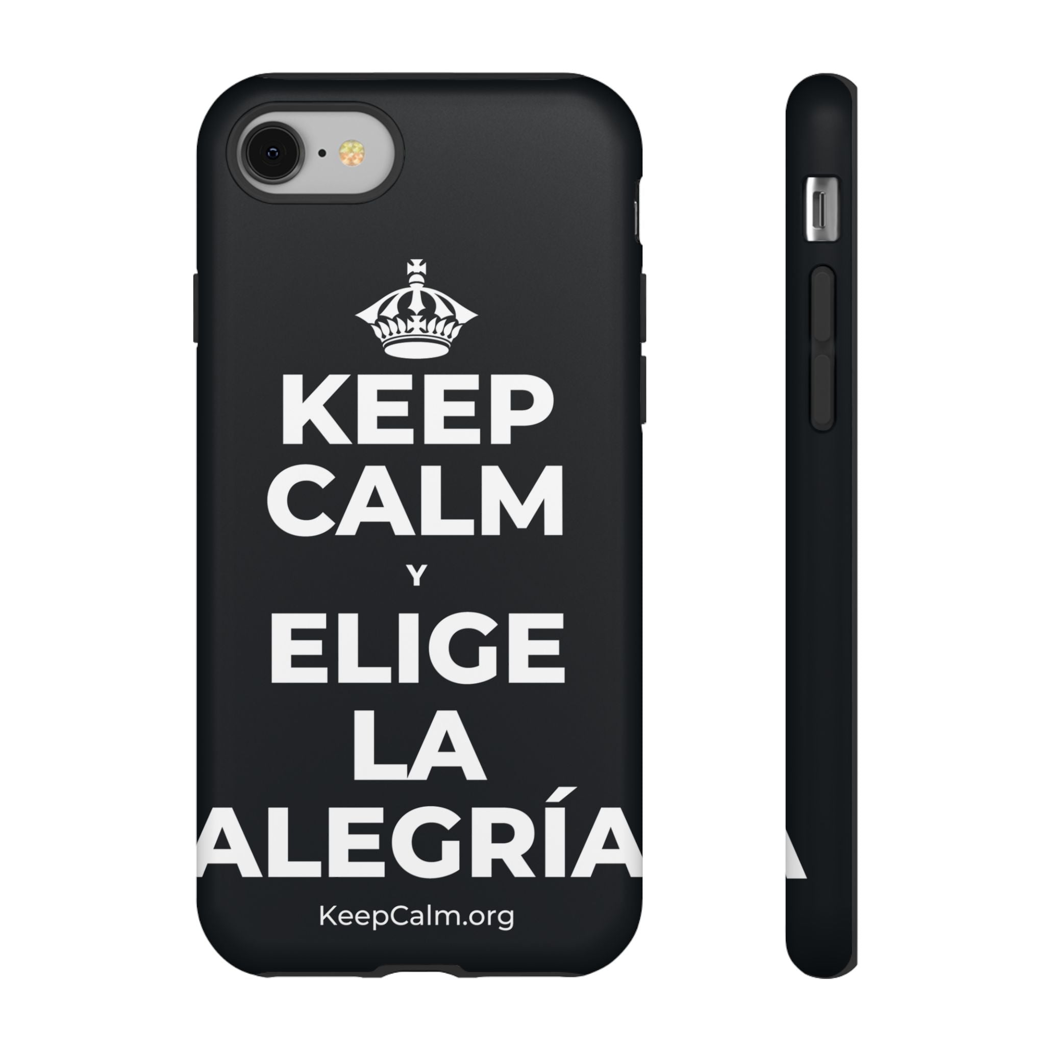KEEP CALM Y ELIGE LA ALEGRÍA Phone Case (Dark)