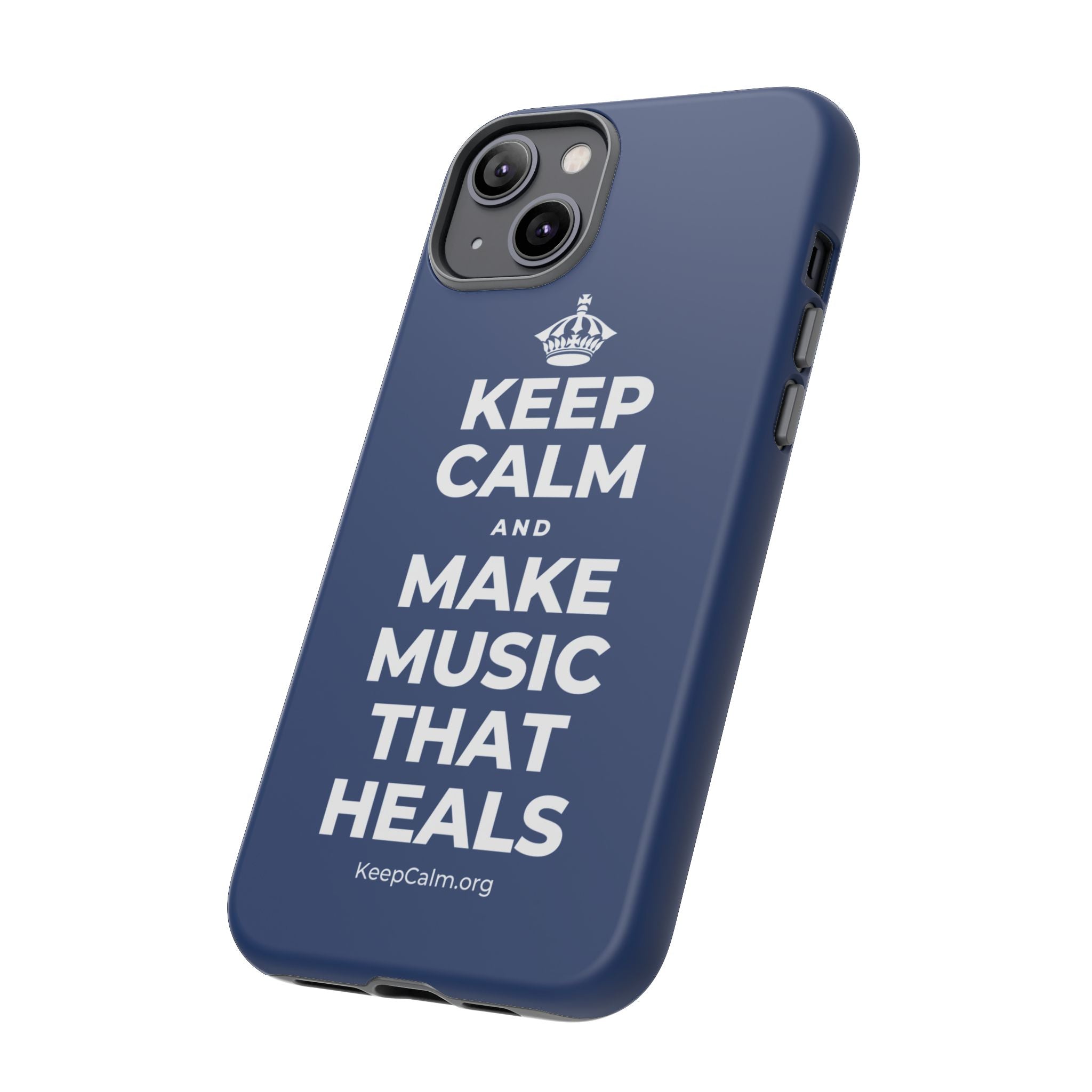 KEEP CALM AND MAKE MUSIC THAT HEALS Phone Case