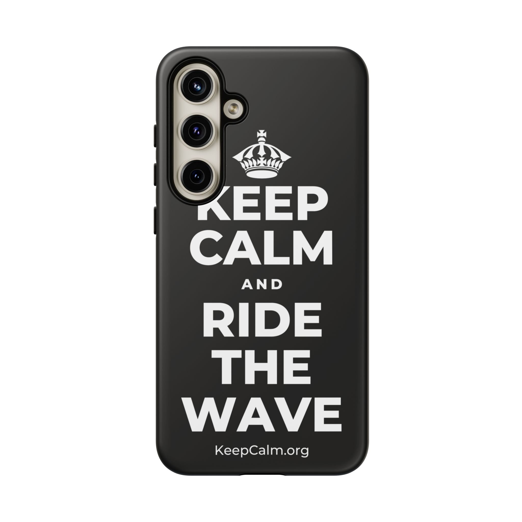 KEEP CALM AND RIDE THE WAVE Phone Case