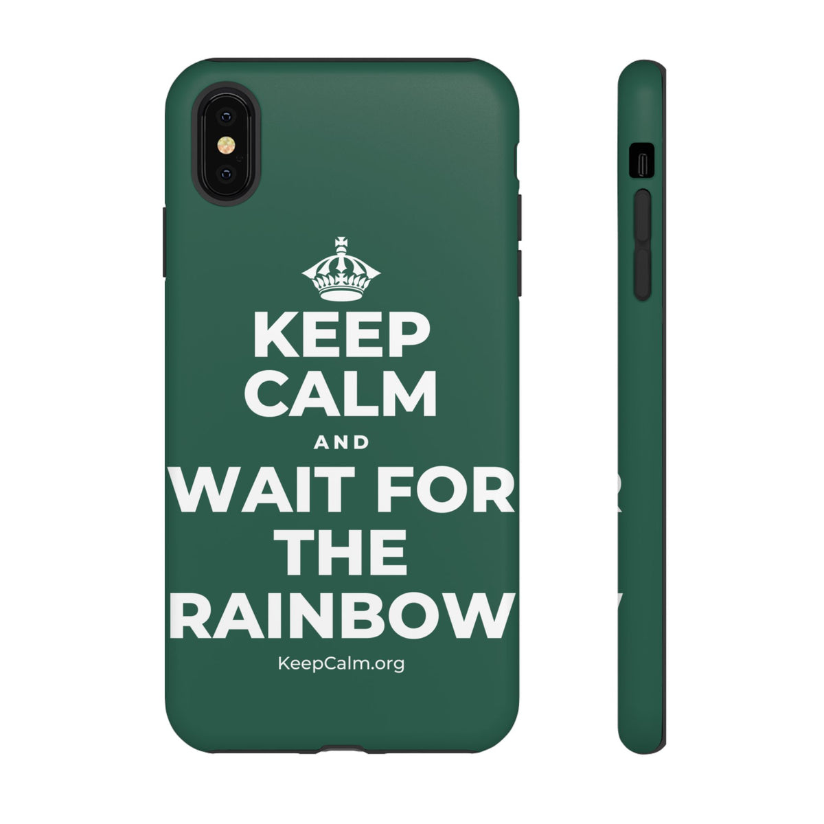 KEEP CALM AND WAIT FOR THE RAINBOW Phone Case