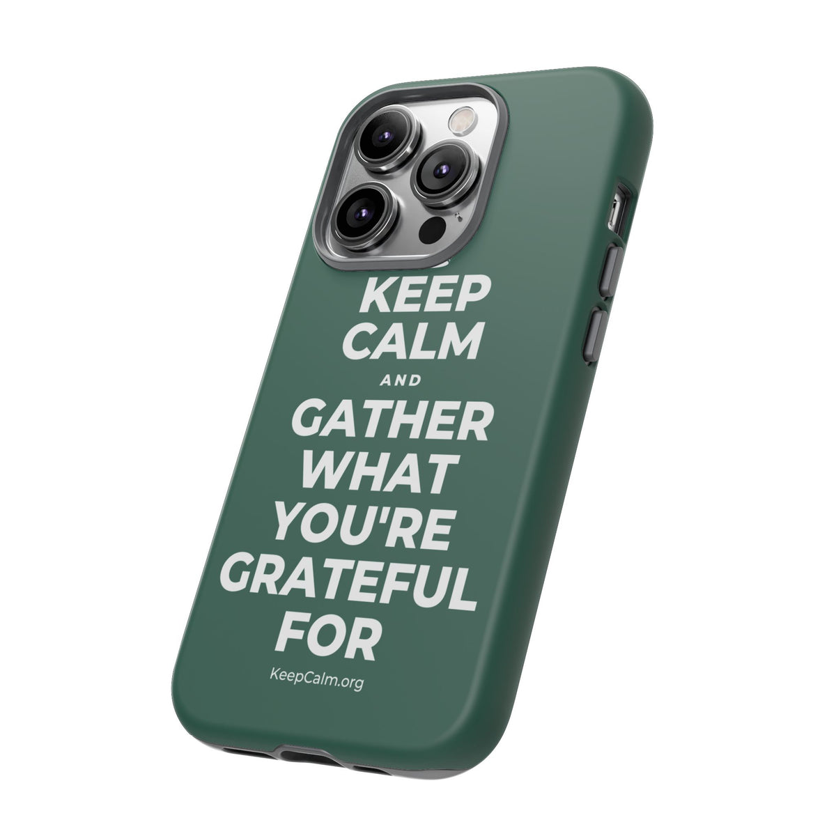 KEEP CALM AND GATHER WHAT YOU'RE GRATEFUL FOR Phone Case