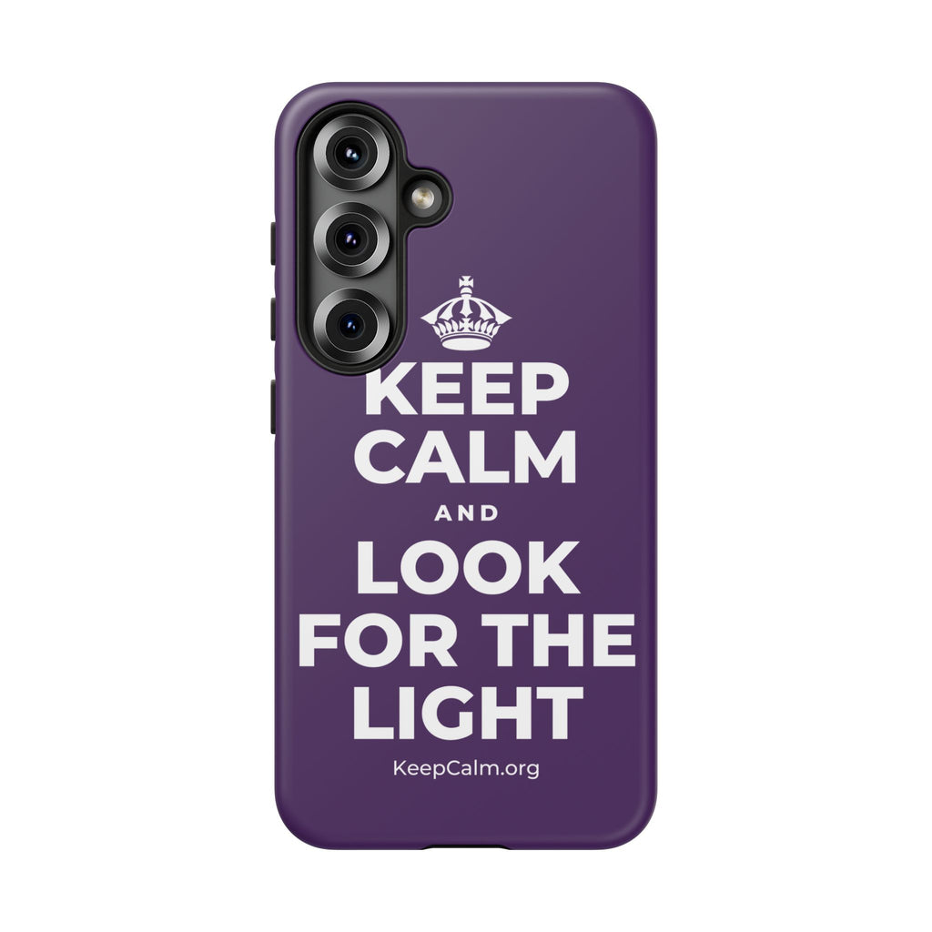 KEEP CALM AND LOOK FOR THE LIGHT Phone Case