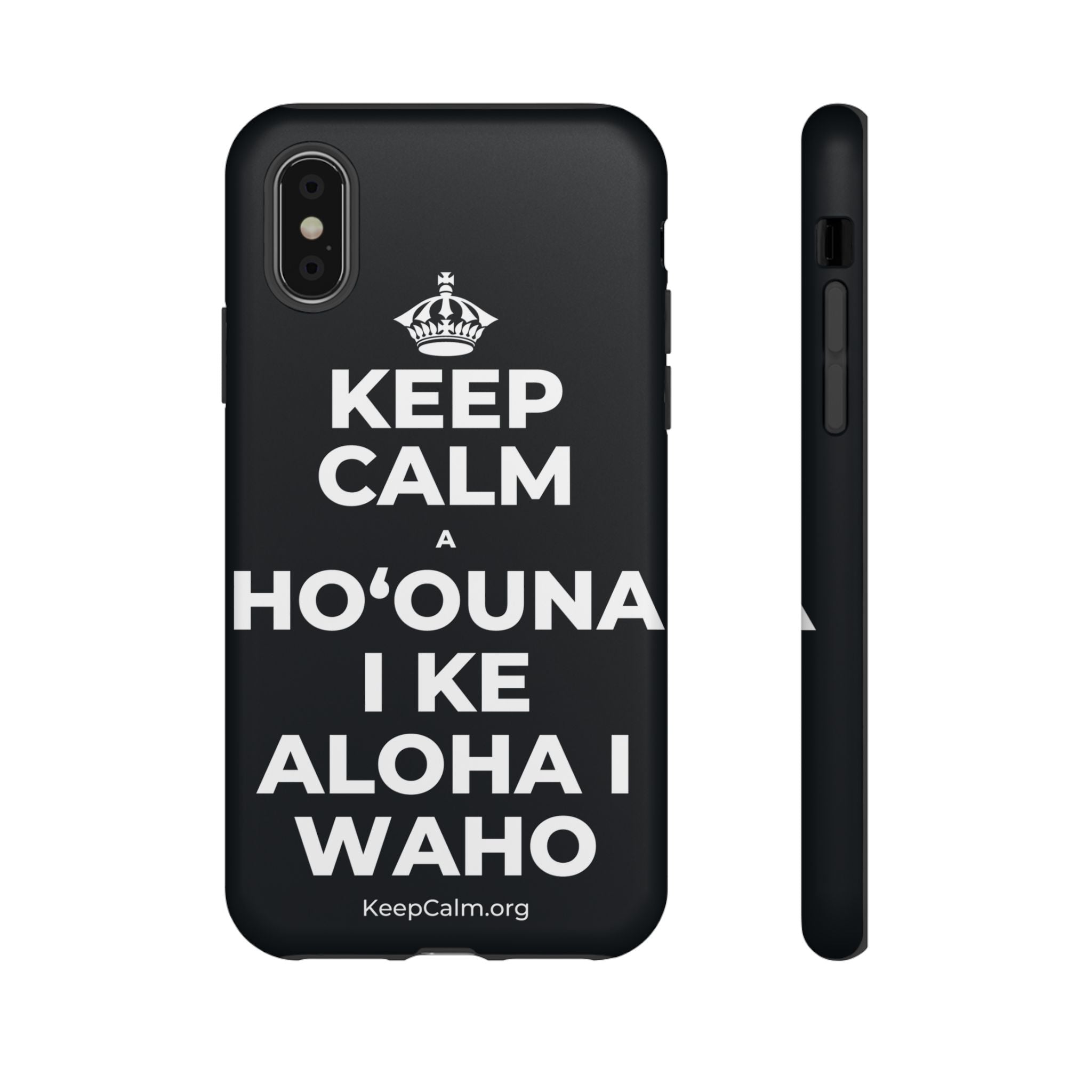 KEEP CALM A HOʻOUNA I KE ALOHA I WAHO Phone Case (Dark)