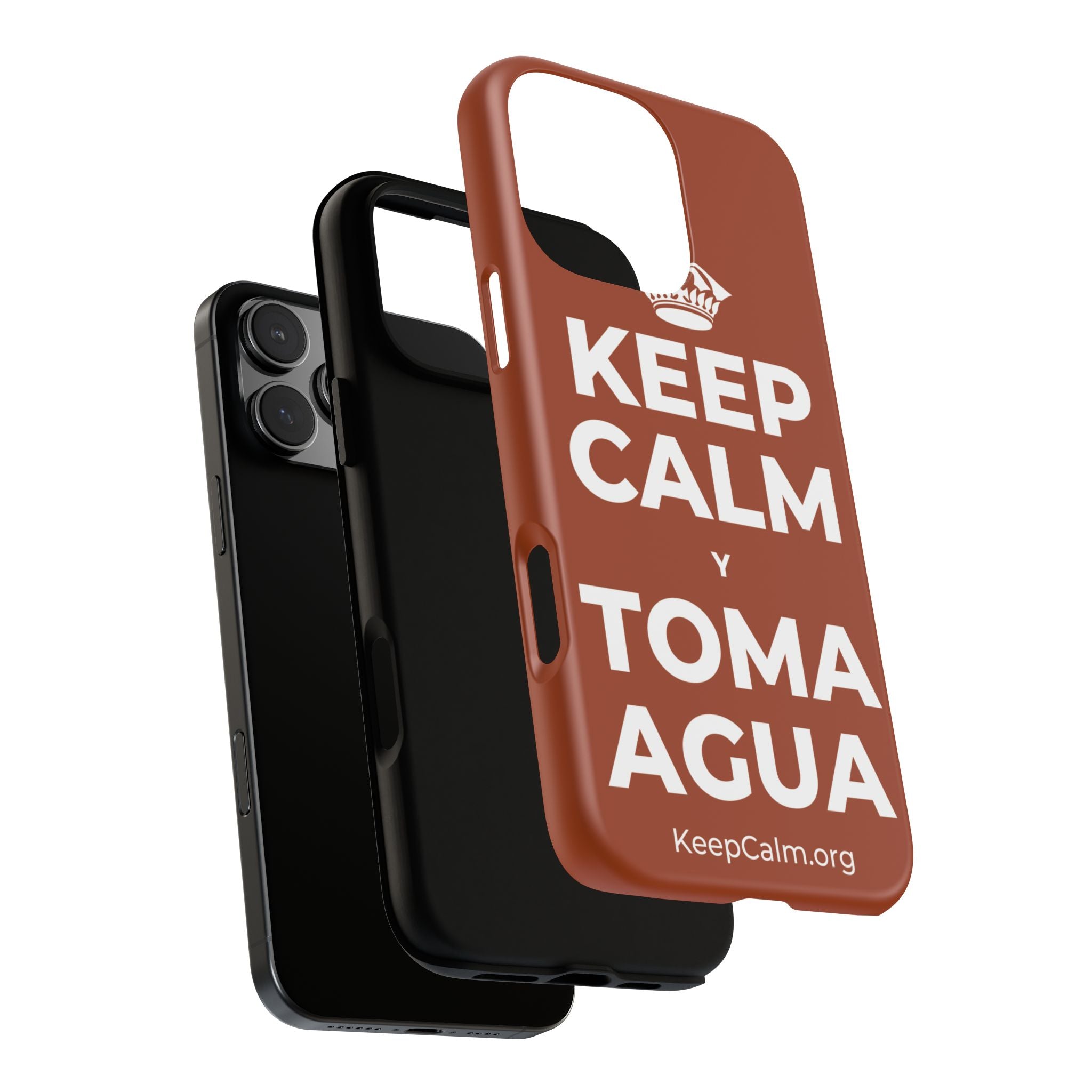 KEEP CALM Y TOMA AGUA Phone Case