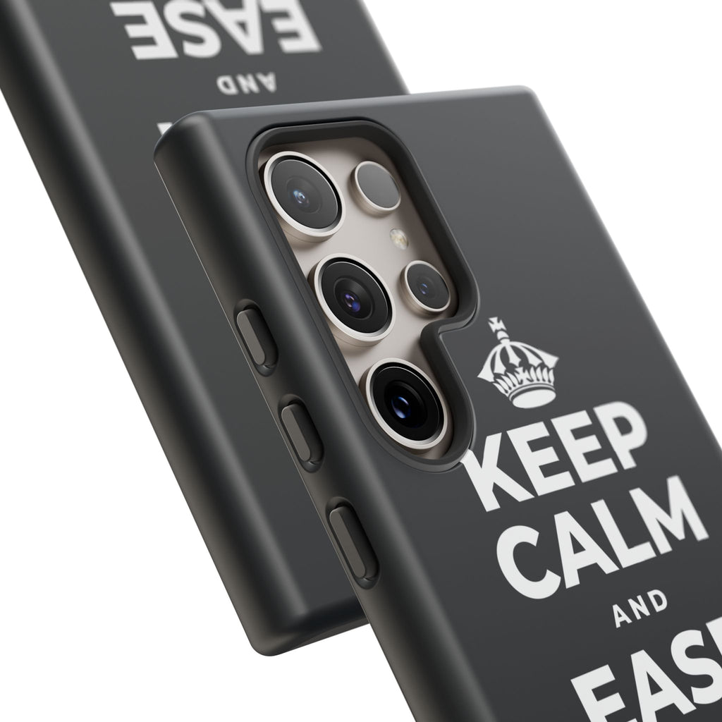 KEEP CALM AND EASE INTO THE WEEK Phone Case (Dark)