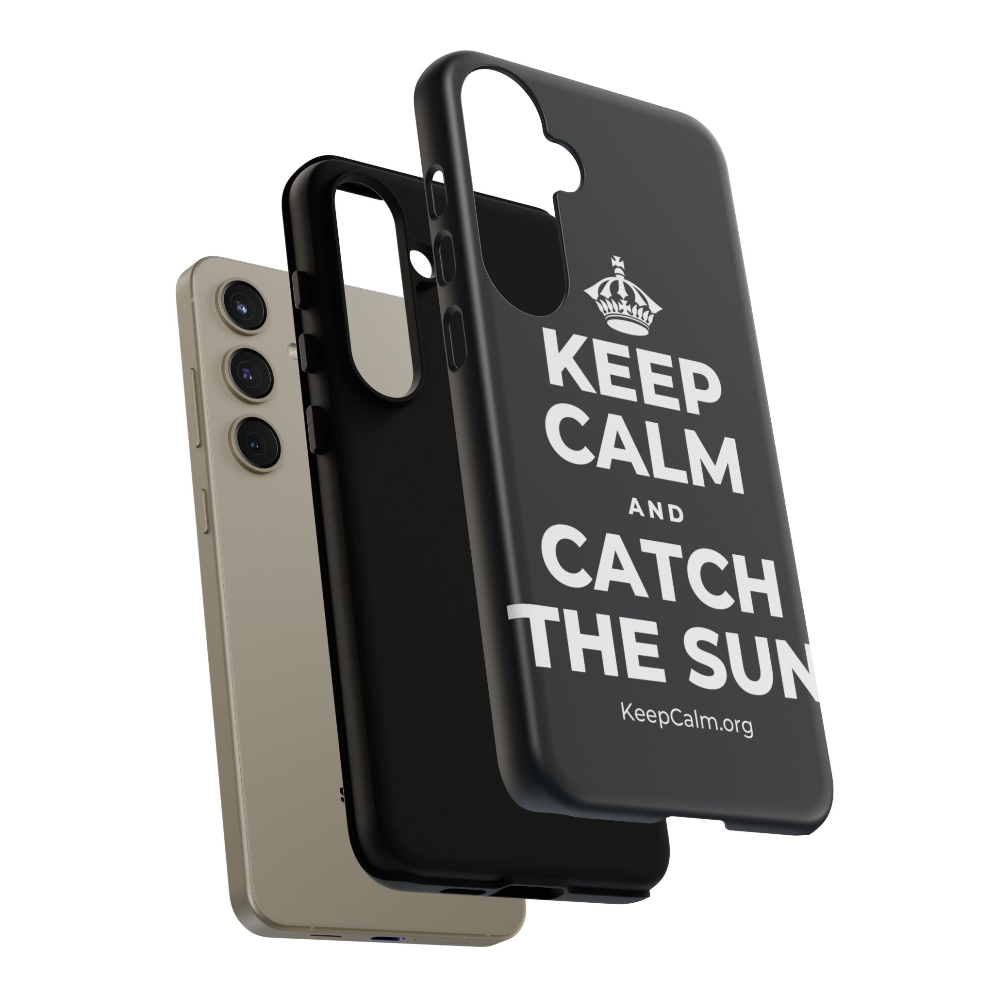 KEEP CALM AND CATCH THE SUN Phone Case (Dark)