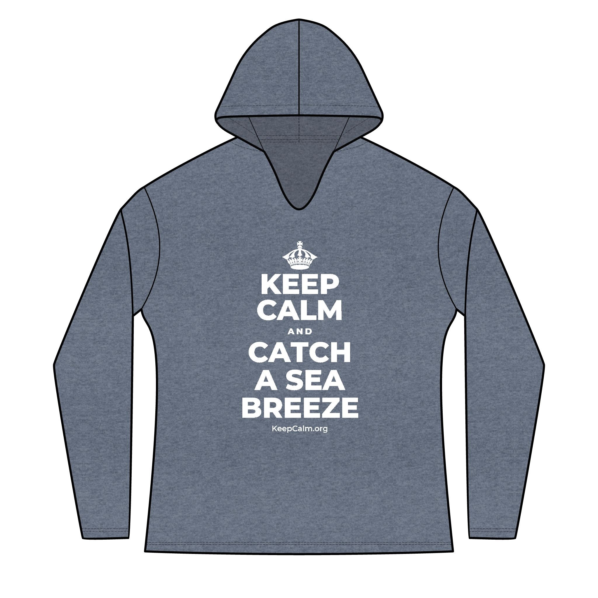 KEEP CALM AND CATCH A SEA BREEZE Women's Long Sleeve Hoodie