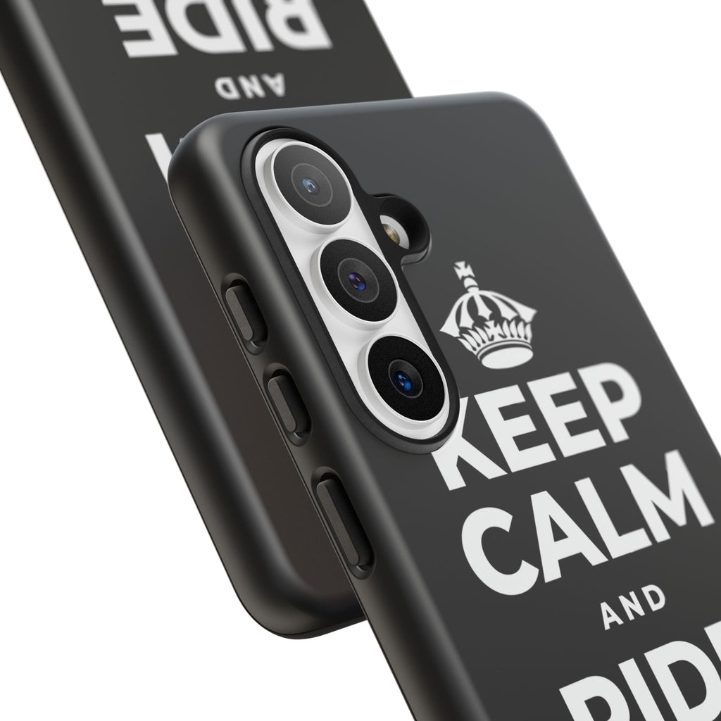 KEEP CALM AND RIDE THE WAVE Phone Case