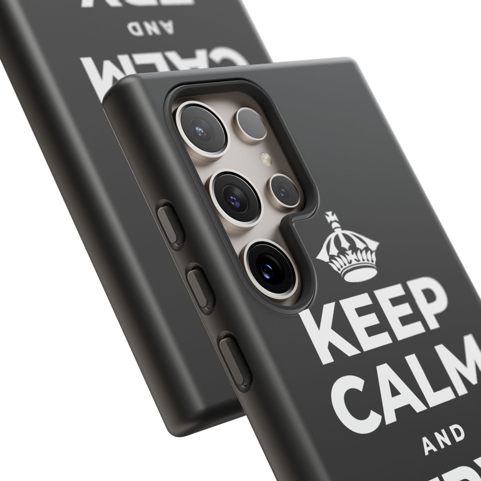 KEEP CALM AND TRY YOUR 🍀 Phone Case