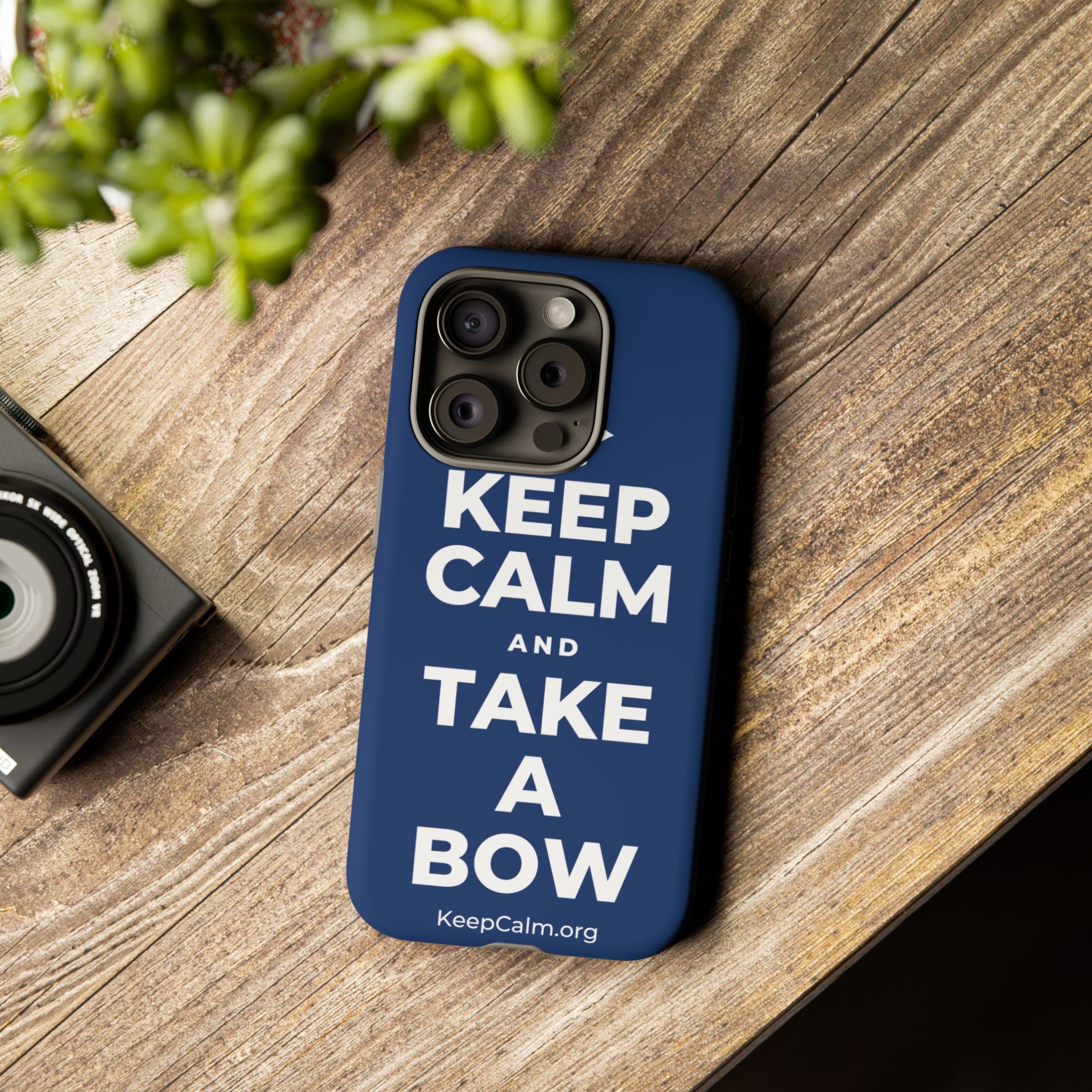 KEEP CALM AND TAKE A BOW Phone Case