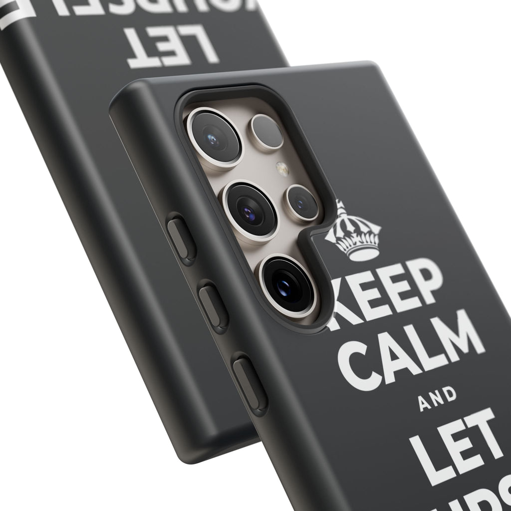 KEEP CALM AND LET YOURSELF SLOW DOWN Phone Case (Dark)