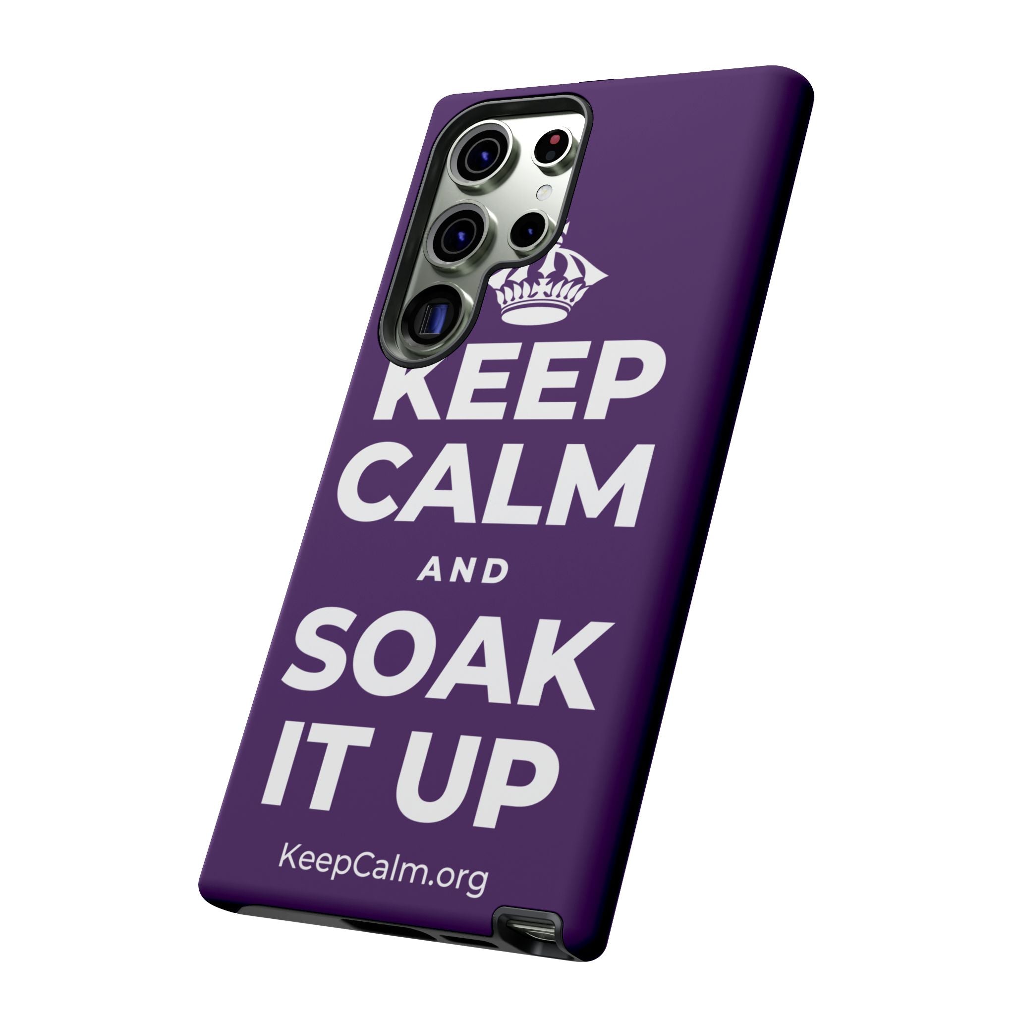 KEEP CALM AND SOAK IT UP Phone Case