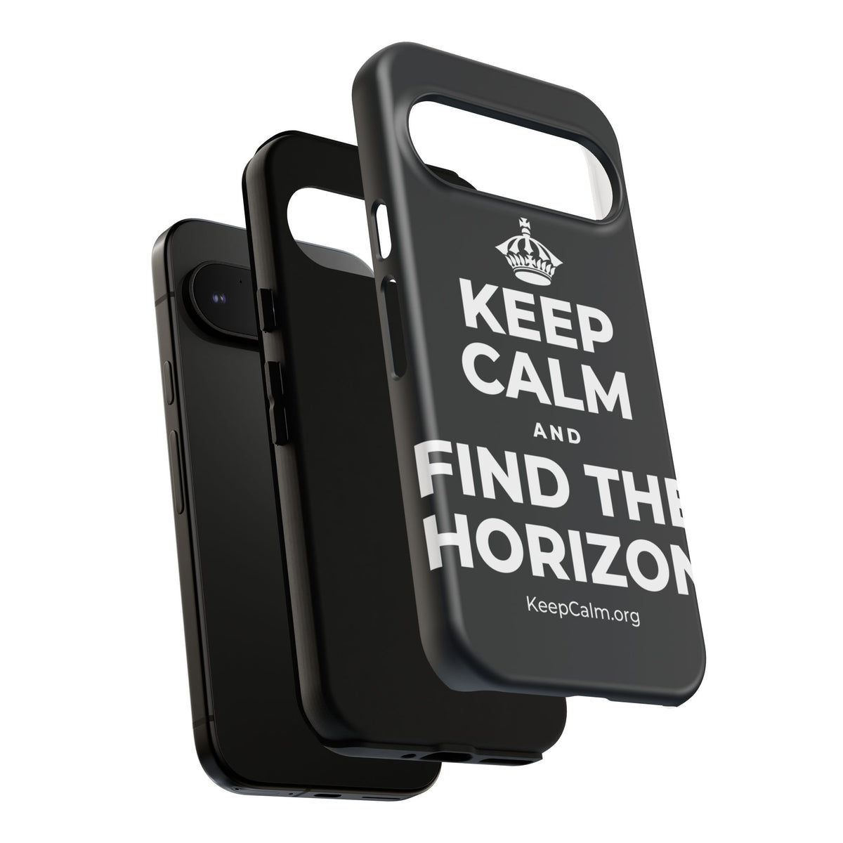 KEEP CALM AND FIND THE HORIZON Phone Case (Dark)