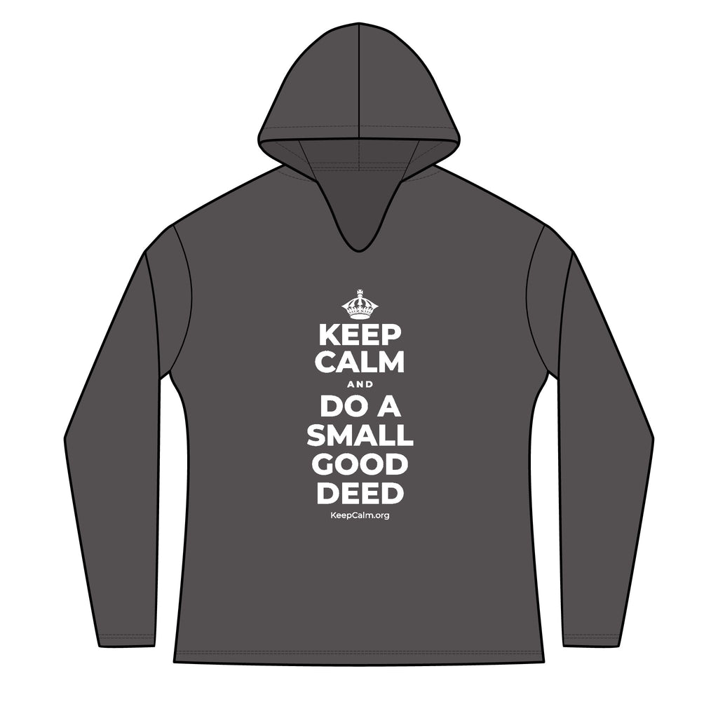KEEP CALM AND DO A SMALL GOOD DEED Women's Long Sleeve Hoodie